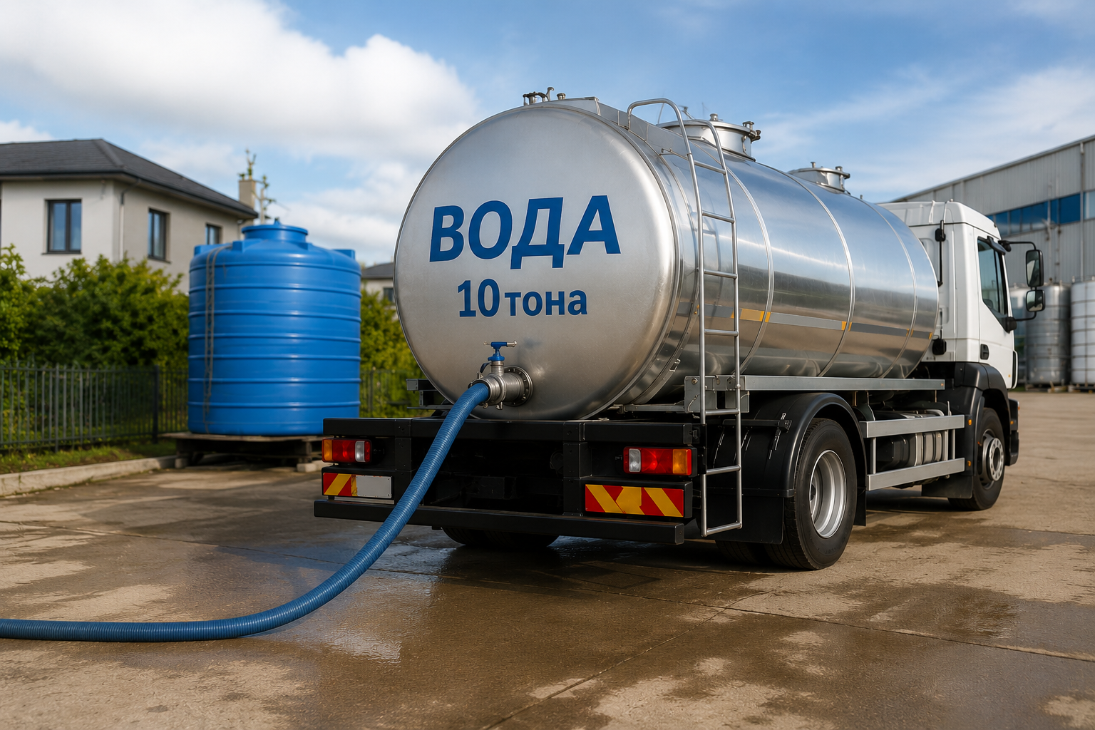 Водоноска Варна - доставка на вода с цистерна 10 тона